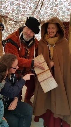 Les expressions du Moyen Âge, lors de la fête médiévale de Binche (Belgique)