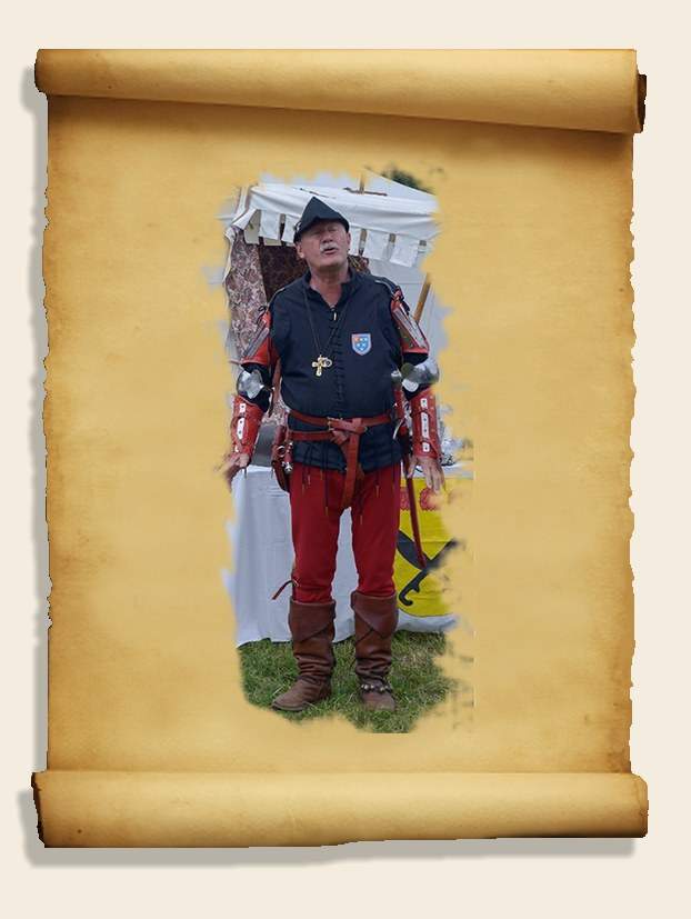 Portrait de Le Prince Albart du Lichtembourg en costume médiéval