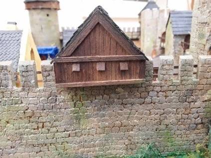 La maquette du château fort réalisée par notre bon Baron Edmond Adrien de la Ripaille